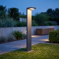 LED Wegeleuchte MILNER Anthrazit 78 cm IP54 4000K