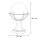 Lampe de socle chemin de jardin 39cm petit IP43 faible éblouissement