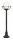 Lampe dext&eacute;rieur Boule Abat-jour 102cm Noir Blanc E27