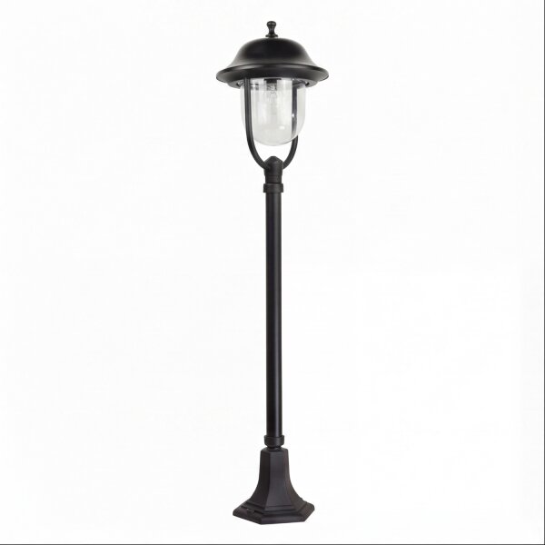 Außenlampe Schwarz 117cm IP43 E27 wetterfest