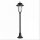 Außenlampe Schwarz 117cm IP43 E27 wetterfest