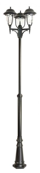 Rustikale Außenlampe Schwarz 195-295 cm IP43 E27