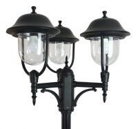 Lampe dextérieur rustique noire 195-295 cm IP43 E27
