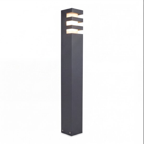 Moderne Wegeleuchte Anthrazit 75cm IP54 E27