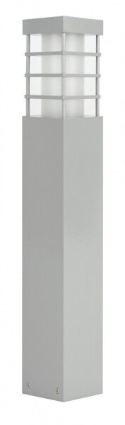 Lampadaire extérieur 50cm IP54 résistant aux intempéries en argent
