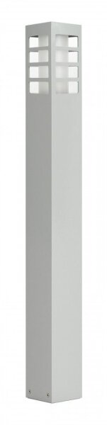 Lampe dextérieur BERINGEN IP54 75cm en argent à faible éblouissement