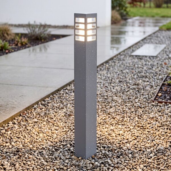 Wegeleuchte Anthrazit 75cm IP54 Modern eckig E27