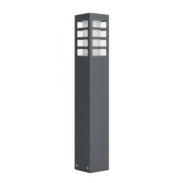 Lampe dextérieur anthracite 50cm carrée IP54 faible éblouissement