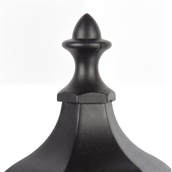 Lampe de chemin rustique noire 84cm élégante E27