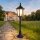 Lampe de chemin rustique noire 84cm élégante E27