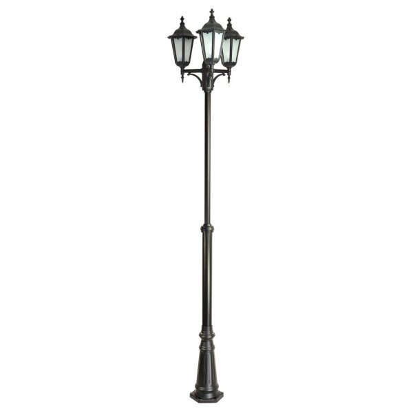Lampe dallée rustique noire 195-295cm de haut E27
