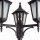 Lampe dallée rustique noire 195-295cm de haut E27