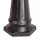 Lampe dallée rustique noire 195-295cm de haut E27
