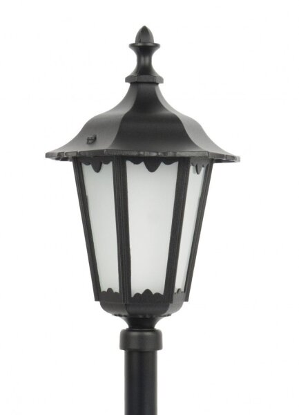 Lampe de chemin rustique noire 76cm E27 IP43