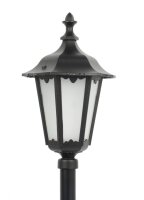 Lampe de chemin rustique noire 76cm E27 IP43