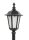Lampe de chemin rustique noire 76cm E27 IP43