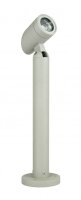 Verstellbare Gartenleuchte 45cm GU10 in Silber