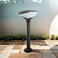 Luminaire dextérieur moderne IP55 69cm E27 noir