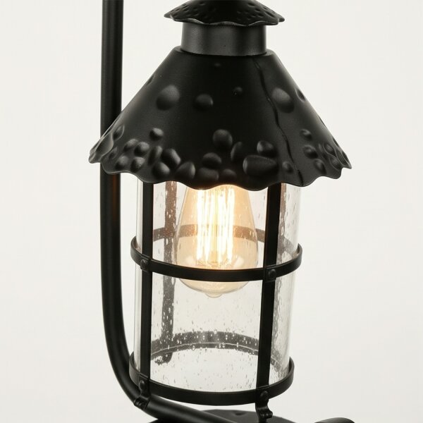Luminaire de socle rustique extérieur 54cm résistant à la pluie E27