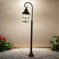 Lampe dextérieur rustique noire 116cm...