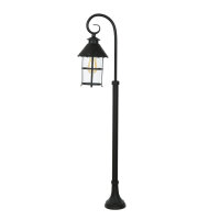 Lampe dextérieur rustique noire 116cm...
