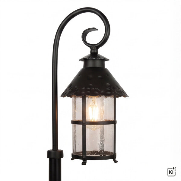 Rustikale Außenlampe TOURNAI 86cm regenfest