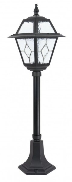 Schwarze Außenlampe MERKSEM 80cm IP43 Aluminium