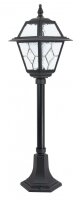 Lampe dext&eacute;rieur noire MERKSEM 80cm IP43 aluminium
