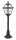 Schwarze Außenlampe MERKSEM 80cm IP43 Aluminium