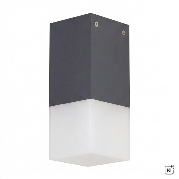 Außenleuchte Anthrazit IP44 Modern eckig E27