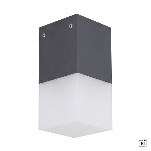 Blendarme Deckenlampe außen IP44 Anthrazit E27