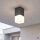 Blendarme Deckenlampe außen IP44 Anthrazit E27