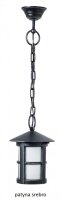 Lampe à suspendre extérieure noire ronde...