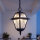 Suspension rustique extérieure aluminium verre IP43