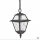 Suspension rustique extérieure aluminium verre IP43