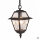 Suspension rustique extérieure aluminium verre IP43