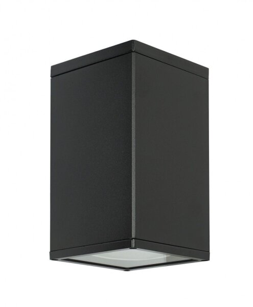 Deckenlampe Außen IP54 Schwarz eckig E27