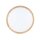 Deckenlampe Glas Holz wohnlich blendarm &Oslash;35cm rund