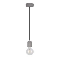 Suspension ronde Gris Béton Ø10cm Retro KILYN