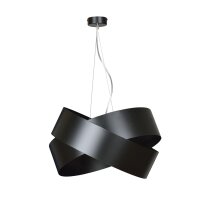 H&auml;ngelampe Schwarz Metall Design h&ouml;henverstellbar