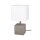 Lampe de table moderne avec interrupteur B&eacute;ton Tissu E27