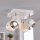 Spot de plafond blanc métal ajustable avec LED Vintage