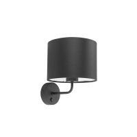 Wandlampe mit Schalter in Schwarz Sofa Bett