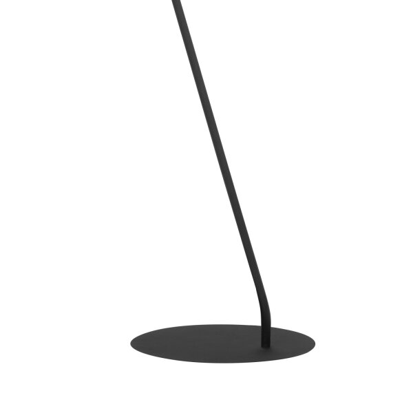 Stehlampe Schwarz 146cm Büro Sofa Lampe SARE