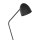 Stehlampe Schwarz 146cm Büro Sofa Lampe SARE