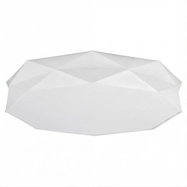 Deckenleuchte Weiß Stoff Wohnzimmer Flur Lampe