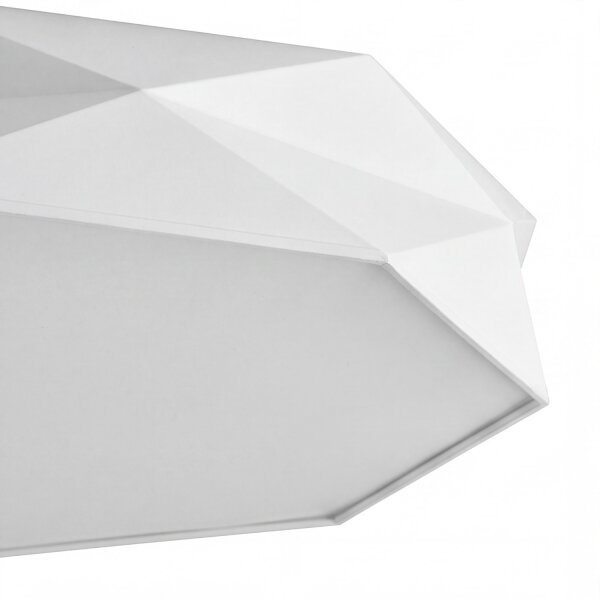 Deckenleuchte Weiß Stoff Wohnzimmer Flur Lampe