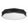 Deckenleuchte BISO Schwarz Weiß Stoff Flur Lampe