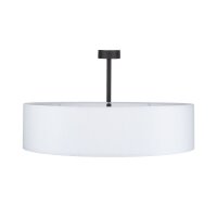 Deckenleuchte Weiß Chrom Ø60cm Wohnzimmer Lampe