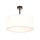 Plafonnier YASA Blanc Chrome Salon Lampe